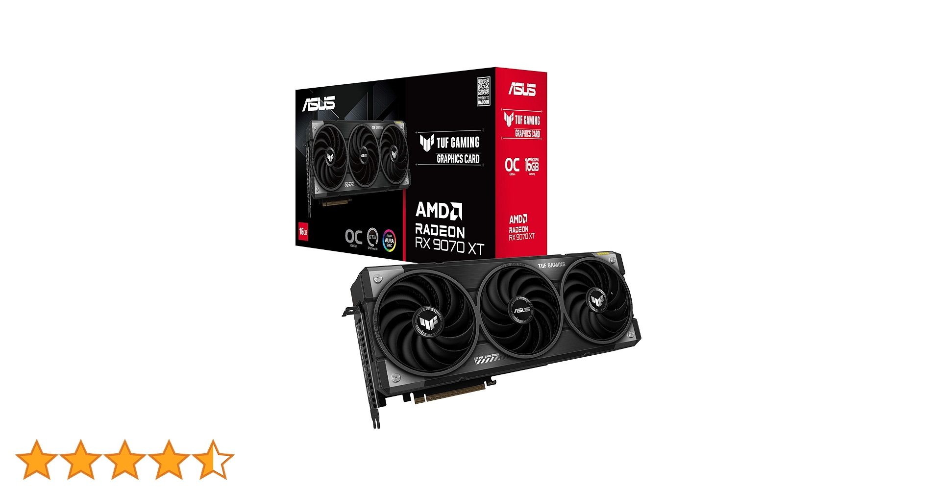Amazon | ASUS TUF Gaming Radeon RX 9070 XT OC Edition 16GB